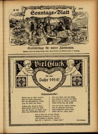 Ausgabe vom Sonntag, den 28. Dezember 1913.