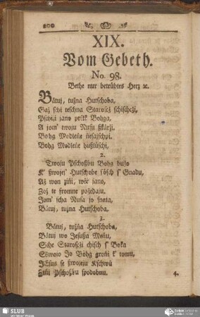 XIX. Vom Gebeth