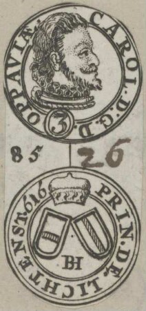 Bildnis von Carolus de Lichtenstein