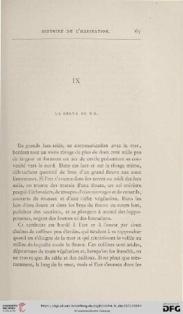 IX. La delta du Nil