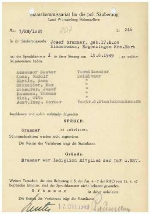 Grammer, Josef