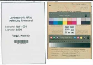 Entnazifizierung Heinrich Vogel , geb. 01.01.1901 (Buerobeamter)