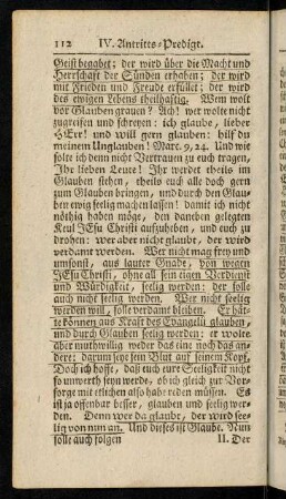 113-123, II. Der Gehorsam des Glaubens, ...