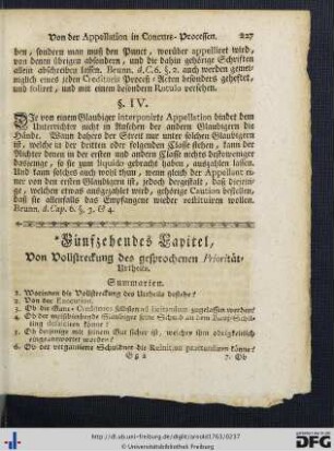Fünfzehendes Capitel.