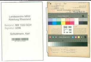 Entnazifizierung Karl Schlottmann , geb. 03.07.1887 (Postbeamter)