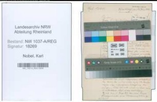 Entnazifizierung Karl Nobel , geb. 06.04.1893 (Staedt.Angestellter)