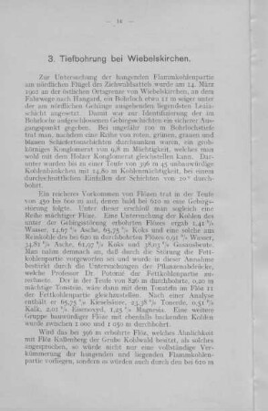 3. Bohrung bei Wiebelskirchen.