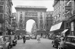Paris: Tor; Rue St. Denis, von vorn [Porte Saint-Denis]
