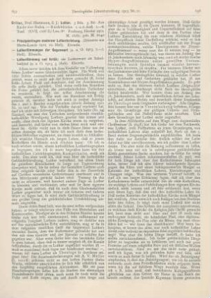 657-659 [Rezension] Grisar, Hertmann, Lutherstimmungen der Gegenwart