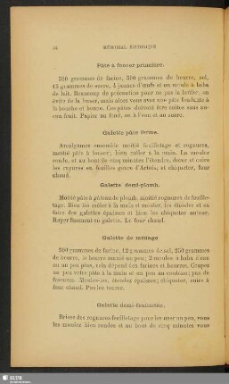 Galette pâte ferme