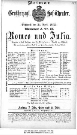 Romeo und Julia