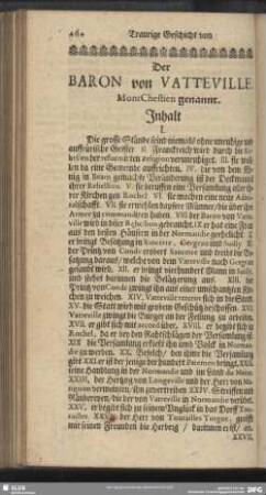 XXIX. Der Baron von Vatteville. Mont Chestien genannt