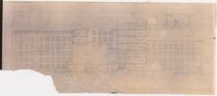 Reichsluftfahrtministerium, Berlin: Ansicht/Schnitt Hauptbau 1:100
