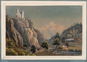 Der Plauensche Grund mit der Begerburg und der Eisenbahn nach Südwesten
