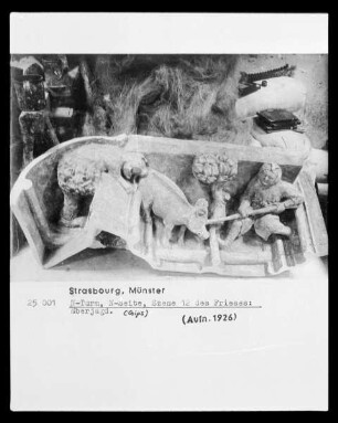 Reliefdarstellung, Szene 12 mit der Eberjagd