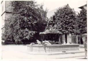 Donopbrunnen. Detmold. Marktplatz