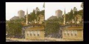 Blick zur Festung Rumeli Hisari, Konstantinopel, Istanbul