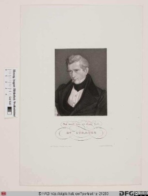 Bildnis David Friedrich Strauss