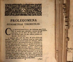 Pithometriae sive doliorum mensurae theoria nova algebrae ope eruta et perfecta : cuius partem I. cum secundae sectione I praeside Ioh. Matthia Hasio ... publice proponet auctor M. Christianus Martini