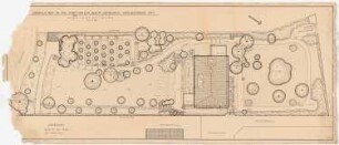 Haus Jansen, Berlin-Grunewald: Gartenplan, Grundriss 1:100