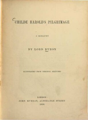 Childe Harold's pilgrimage