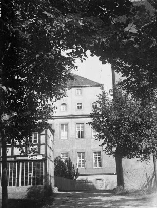 Erlau-Kleinmilkau, Herrenhaus des Kleinmilkauer Rittergutes : Erlau-Kleinmilkau, Südseite des Herrenhauses