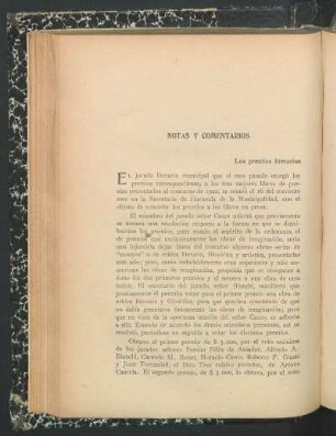 Los premios literarios