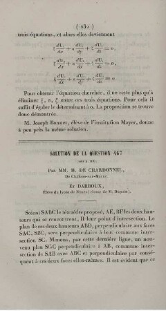Solution de la question 467.