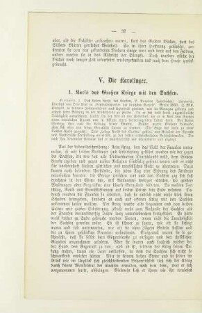 V. Die Karolinger