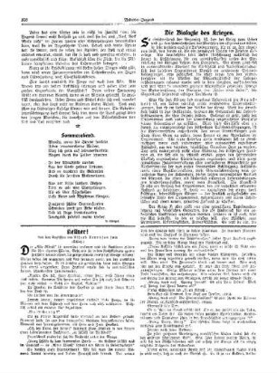 Die Biologie des Krieges