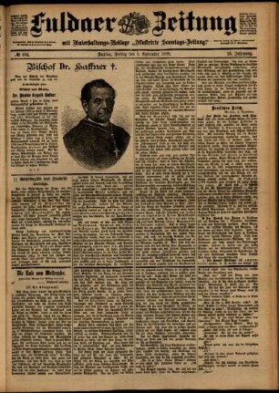 Ausgabe vom Freitag, den 03. November 1899.
