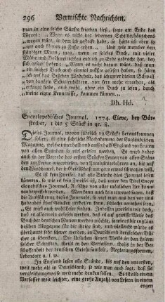 Encyclopädisches Journal. St.1-5.
