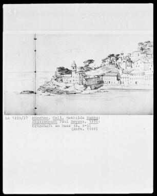 Skizzenbuch — Stadt am Meer
