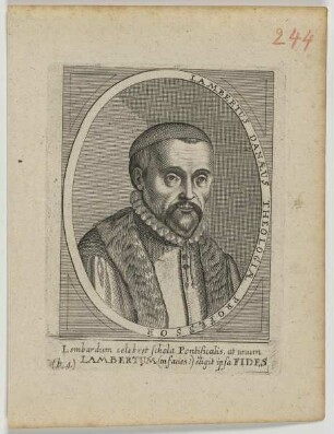 Bildnis des Lambertus Daneaus