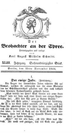 46. Stueck, 11. November 1844