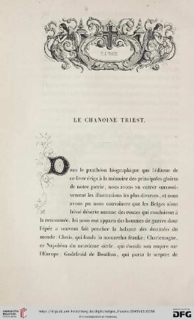 Le Chanoine Triest