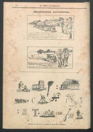 Ejercicios militares.