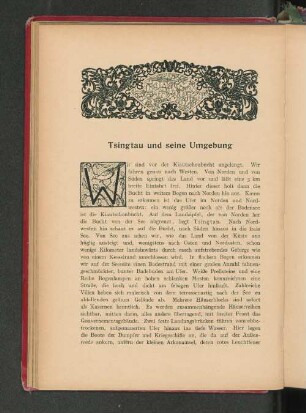 Tsingtau und seine Umgebung