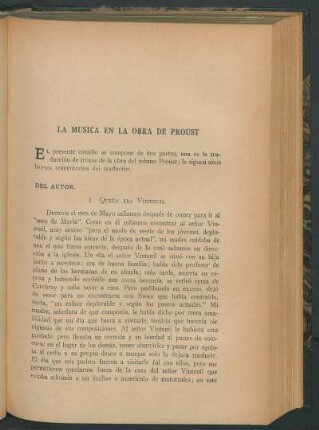 La música en la obra de Proust