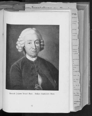 Porträt Johann Daniel Baur.