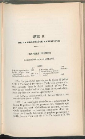 Chapitre premier. Caractères de la propriété