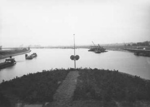 Erweiterung Vorhafen Schleuse Herbrum 1967/Dortmund-Ems-Kanal