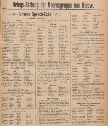 3.1917: Kriegs-Zeitung der Heeresgruppe Scholtz