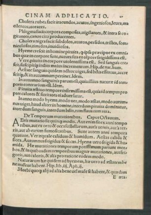 De Temporum mutationibus. Caput Octavum.