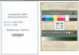 Entnazifizierung Heinrich Nattkaemper , geb. 31.07.1899 (Polizist)