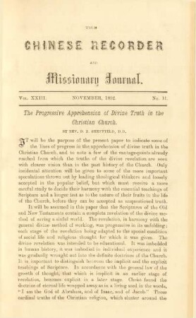 No. 11. November, 1892