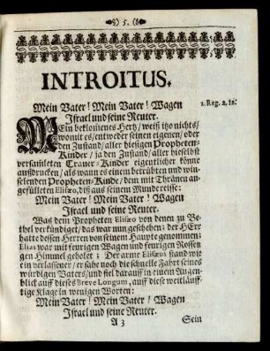 Introitus.