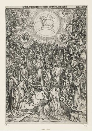 Lobgesang der Auserwählten im Himmel / Anbetung des Lammes, aus: "Apokalypse"