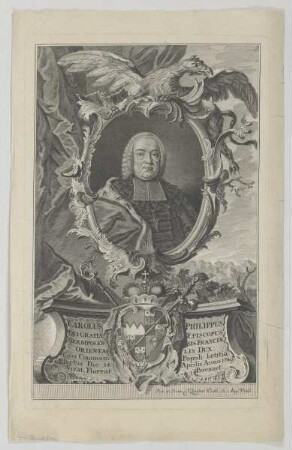 Bildnis des Carolus Philippus Episcopus Herbipolensis