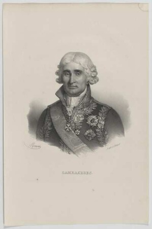 Bildnis des Jean-Jacques Régis de Cambacérées